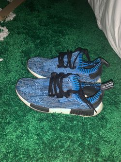 ADIDAS NMD BLUE CAMO PK (SIZE 10)