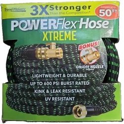 Flex-Able Hose Xtreme 1-in x 50-ft Kink Free Woven Green Hose