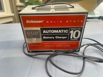 Vintage Schauer 10 Amp battery charger