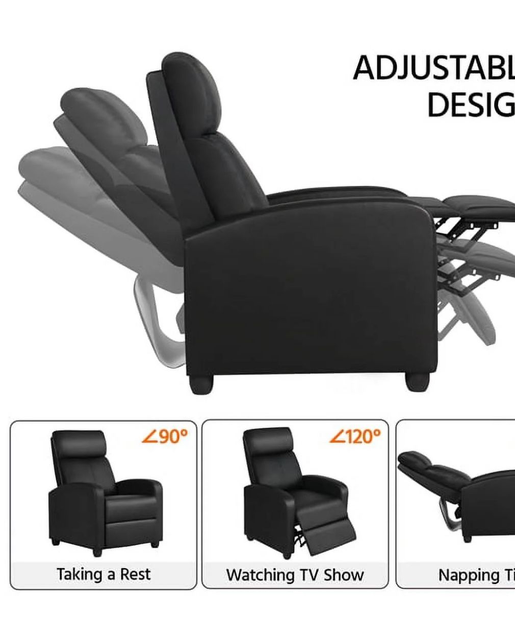 Recliner Chair with Footrest 