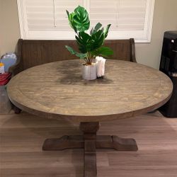 Ashley round wood table