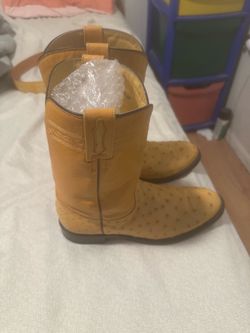 Botas de piel de avestruz originales