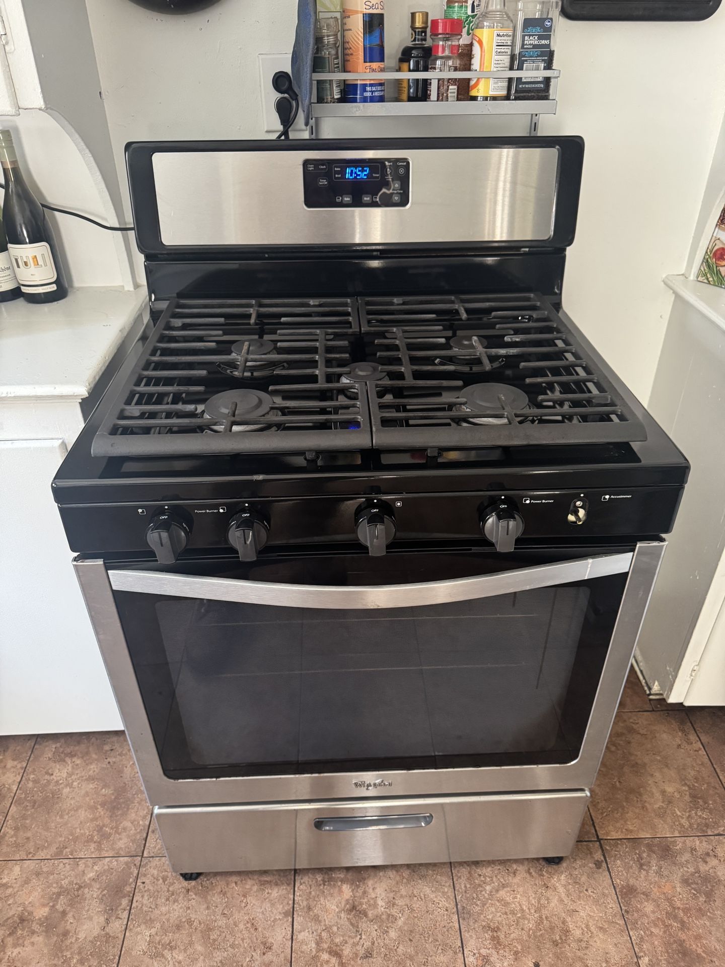 Whirlpool 5.1 cu.ft. Freestanding Gas Range