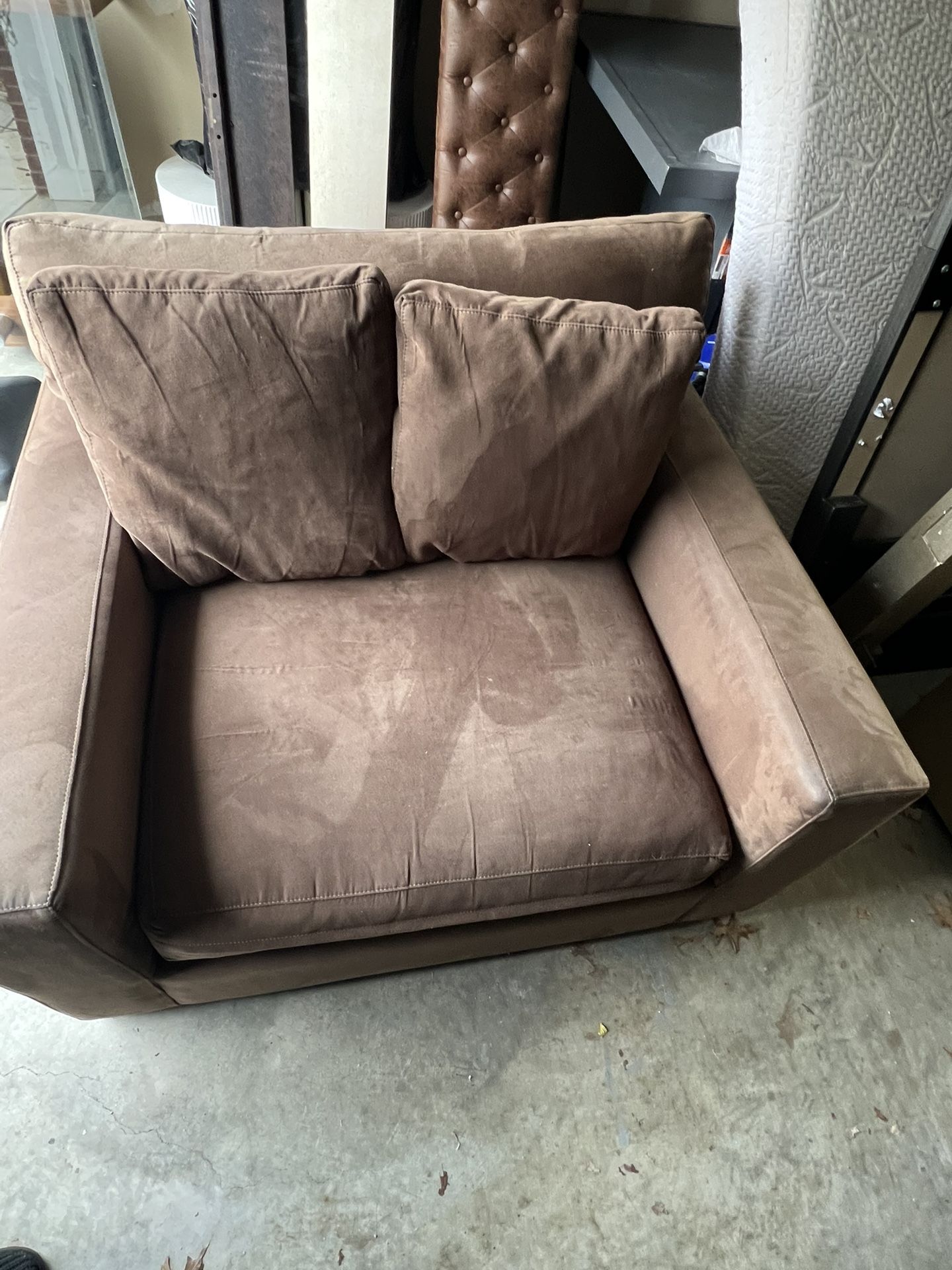 Large crate & Barrel Lounge Chair