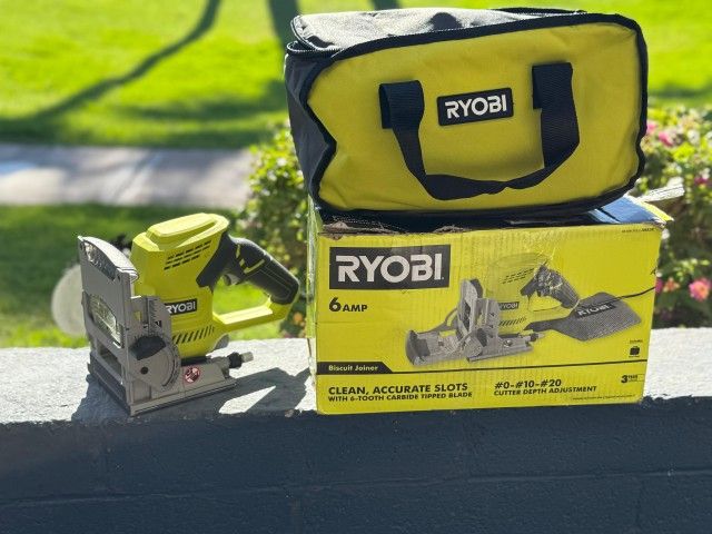 Ryobi 6 Amp Corded Ac Biscuit Joine 
