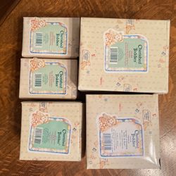 Cherished Teddies Set Of 5 In Original Boxes