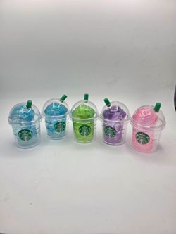 Starbucks Frappuccino Slime Cups Set of 5