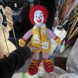 McDonald’s Stuffed Clown