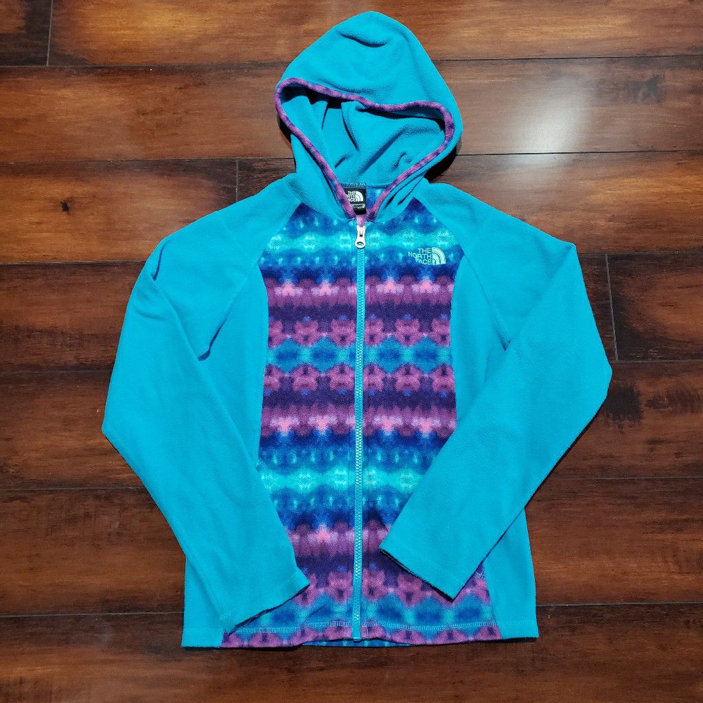 Girl's The North Face fleece hoodie