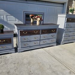 Bedroom Set.  With Queen Bed
