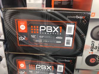 Powerbass pbx1 12 inch dual voice coil 500 watts rms subwoofer