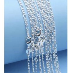 Sterling Silver Chains 2 Mm -$10-6mm -$40
