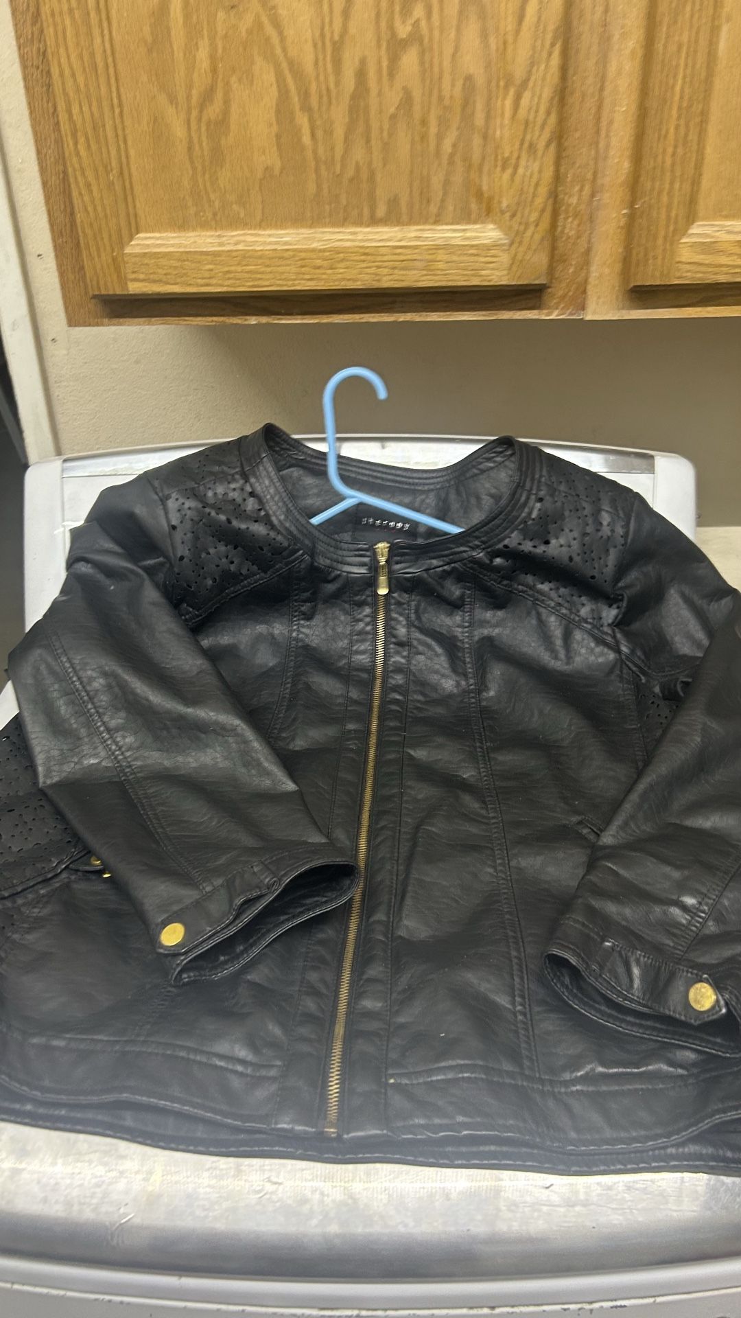 Woman’s leather jacket
