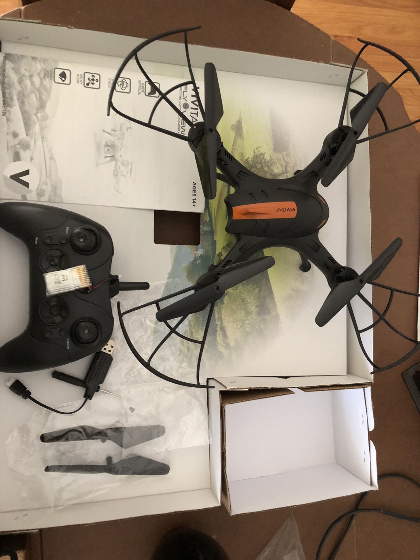 Vivitar Flyview Drone Model #DRC188-BLK