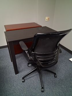 Desk and chair