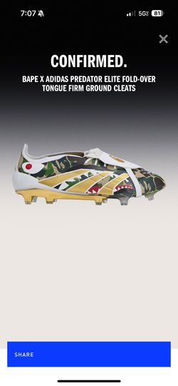 Adidas Predator X BAPE