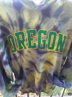 Oregon Ducks Tie Dye Hoodie