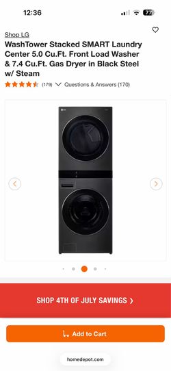 LG Gas Washer/Dryer