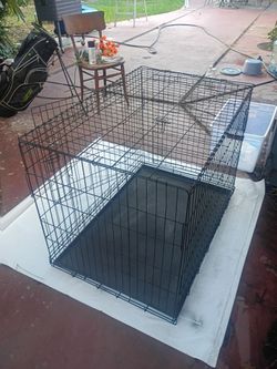 Large Dog Cage Dog Creat  43" L X 27 1/2" W X 24" T