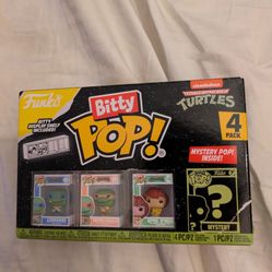 Funko Bitty Pop Teenage Mutant Ninja Turtles Mini Vinyl Figures New