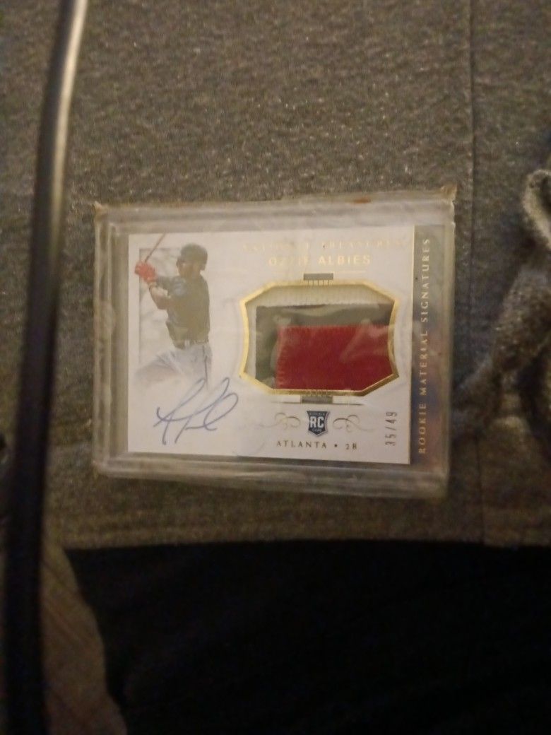 Baseball Card ( rookie card ) Signed