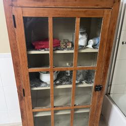 Vintage Schoolhouse Cabinet