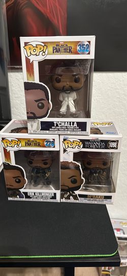 Funko Pops 3-piece (Black Panther Edition)