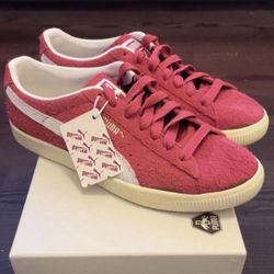 PUMA Suede VTG NeverWorn III - Club Red / Warm White (Men's 9.5)