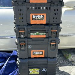 5 Piece Ridgid Tool Box Set Up