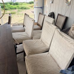 Square Table For 8 With Chairs 