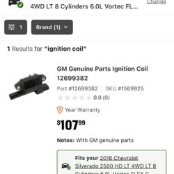 GM Ignition Coils for 6.0L