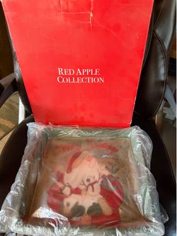 Red Apple Collection Christmas Serving tray