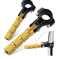 Benlari Highway Pegs • Gold • NEW IN THE BOX