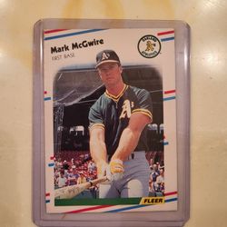 Mark MCGuire 90 Fleer