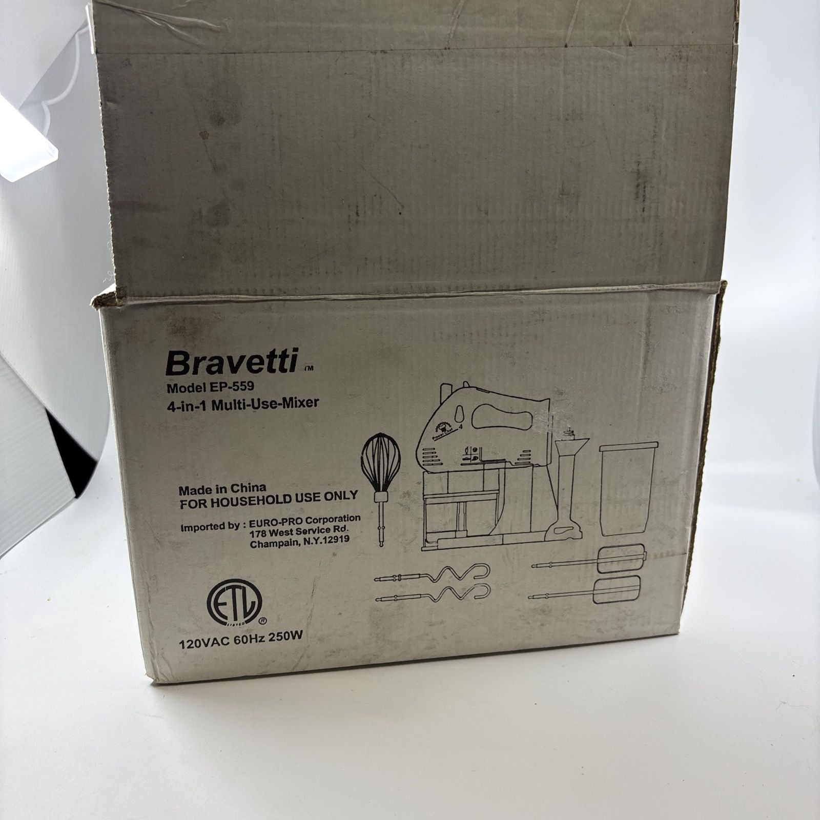 Bravetti EP559 - 4 in 1 Multi-Use Mixer - New Grand Chef