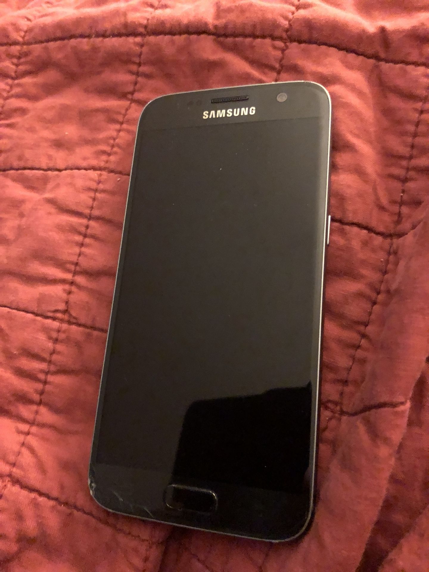 Samsung Galaxy S7, black, used and unlocked