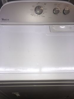 Whirlpool Set washer and dryer gas very clean we delivery