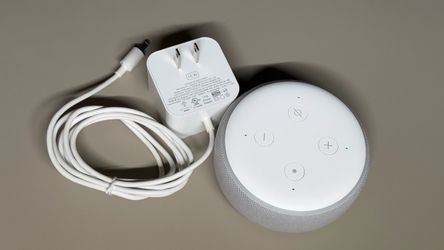 Amazon Echo Dot (3rd gen) with clock