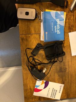 GreatCall 5Star Urgent Response Medical Alert Device with Charger and Wristband