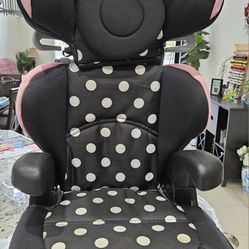 Disney Baby Pronto! Belt-Positioning Booster Car Seat, Peeking Minnie