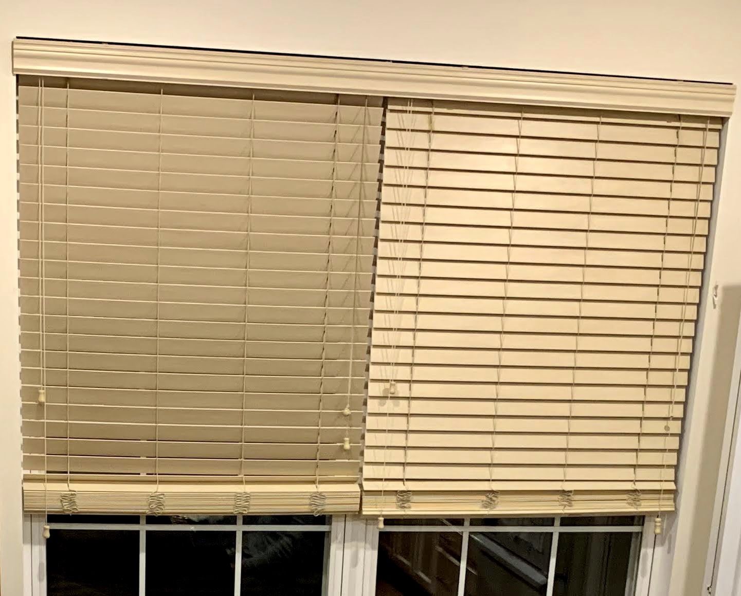 Wood Blinds Set Of 2 71x35