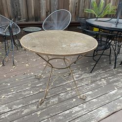 Vintage Outdoor Metal Patio Set