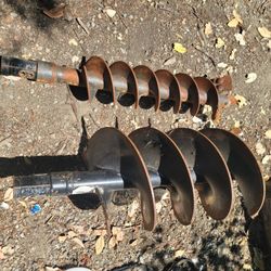 John Deere Augers And Attachments With Two Buckets
