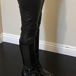 Leather Pants And Boots 