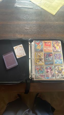 Pokémon cards with binder for sale