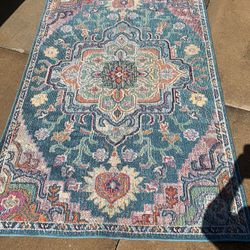 Moroccan Style Boho Rug 4/6 Ft New Condition 