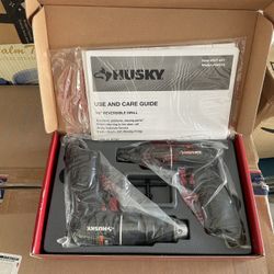  Husky Pneumatic Impact Driver/Drill Set