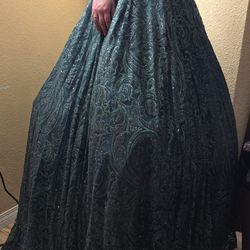 Vestidos De Quinceañera Color Verde Oscuro