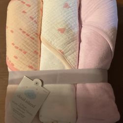 New Baby Pack Hooded Towels 