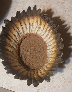 firetip feather bowl/ S.W. design pot